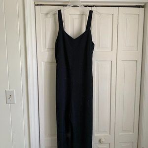 NWOT Everlane Japanese GoWeave Slip Jumpsuit in Black, size 8